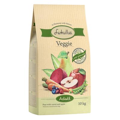 2 x 10kg Veggie Lukullus kaltgepresstes Hundefutter trocken Sparpaket