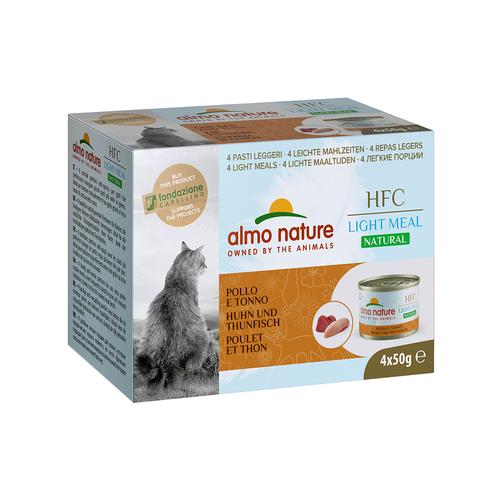 24x 50g Almo Nature HFC Natural Light Huhn & Thunfisch Katzennassfutter