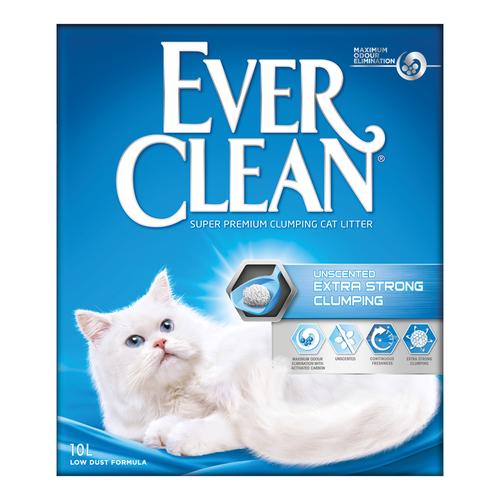 10l Ever Clean® Extra Strong Klumpstreu - Parfümfrei