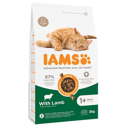 3kg Vitality: Adult Lamm IAMS Katzenfutter Trocken zum Sonderpreis!