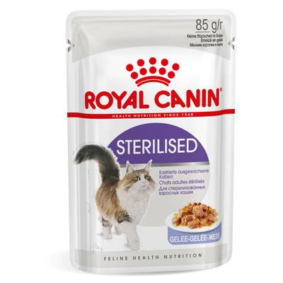 48x85g Sterilised in Gelee Royal Canin Katzenfutter nass