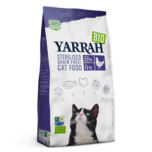 2kg Yarrah Bio Sterilised Katzenfutter trocken