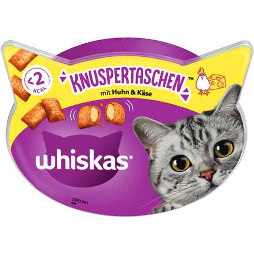 Whiskas Knuspertaschen – Huhn & Käse 8 x 60 g