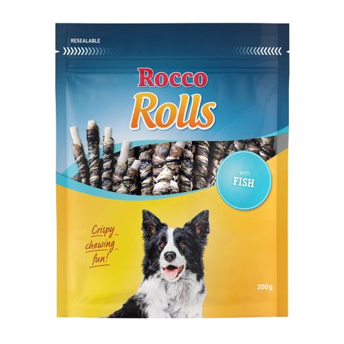 200 g Rocco Rolls Kaurollen - mit Fisch Hundesnacks