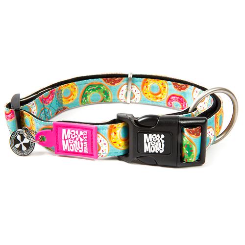 Max & Molly Smart ID Halsband Donuts Größe L: 39-62cm Halsumfang, B25mm Hund