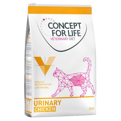 3 kg Concept for Life Veterinary Diet Urinary Trockenfutter für ausgewachsene Katzen