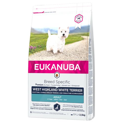 2,5kg Adult Breed Specific West Highland White Terrier Eukanuba Hundefutter trocken