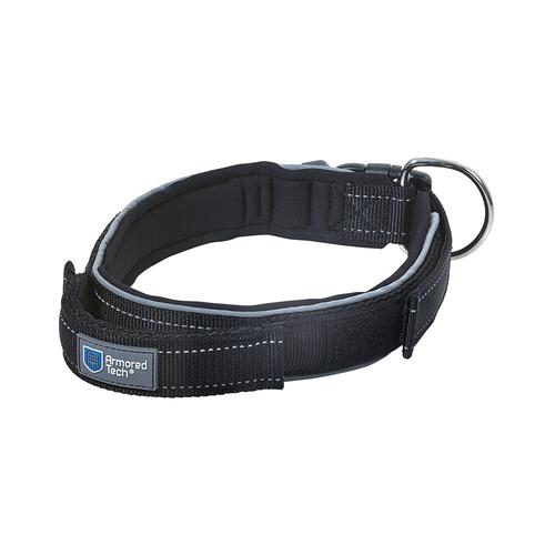 ArmoredTech Dog Control Halsband schwarz, Gr. M: 39-45cm, Breite 3,5 cm Hund