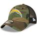 Men's New Era Camo/Black Los Angeles Chargers Basic 9TWENTY Trucker Snapback Hat