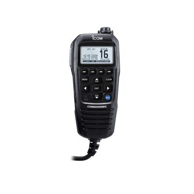 Icom COMMANDMICIV w/White Blacklit LCD - Black HM195GB