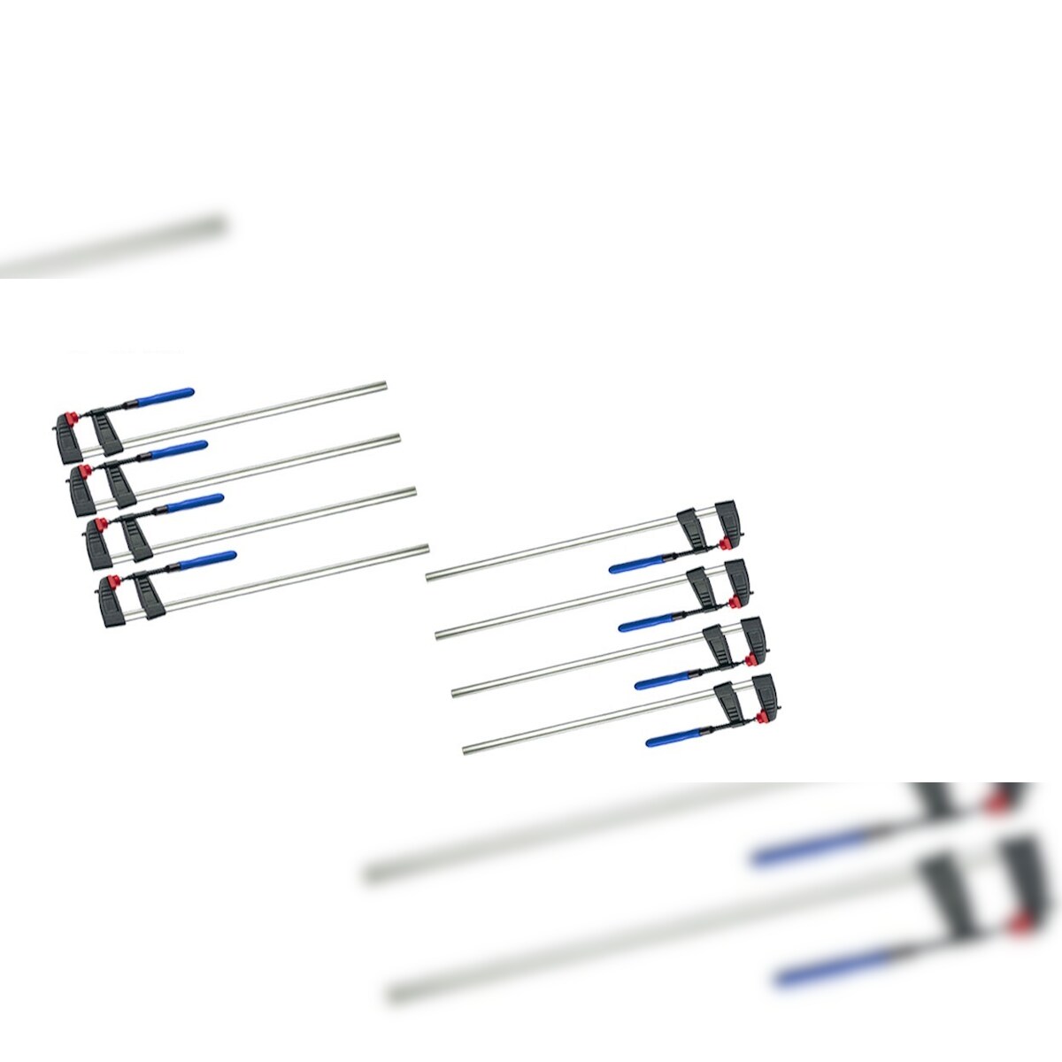 Vago-Tools 8x Schraubzwinge 200 x 50 mm Leimzwinge Klemmzwinge Einhandzwinge Image