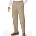 Blair Men's JohnBlairFlex Adjust-A-Band Relaxed-Fit Pleated Chinos - Tan - 46 - Medium