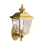 Kichler Lighting Bay Shore 15 Inch Tall 1 Light Outdoor Wall Light - 9712PB