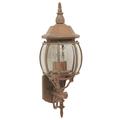 Maxim Lighting Crown Hill 23 Inch Tall 3 Light Outdoor Wall Light - 1033BK