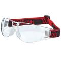 Wilson Squash-Brille, Omni Squash, Unisex, Schwarz/Rot, ZC1505