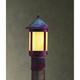 Arroyo Craftsman Berkeley 13 Inch Tall 1 Light Outdoor Post Lamp - BP-8-M-VP