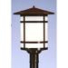 Arroyo Craftsman Berkeley 15 Inch Tall 1 Light Outdoor Post Lamp - BP-14L-TN-BZ