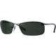 Ray-Ban Top Bar Sunglasses RB3183 004-9A-6315 - Gunmetal Frame / Polarized Green Lenses