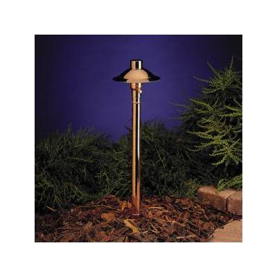 Kichler 15350CO Copper Path & Spread Light Adjustable Shade Copper 24.4W Low Voltage Path & Spread L