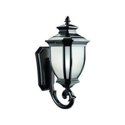 Kichler 9043BK Black Salisbury Classic 1 Light Outdoor Wall Sconce