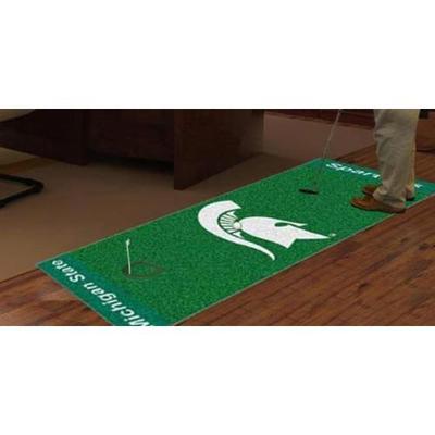 Fan Mats Michigan State Spartans Golf Putting Green Runner