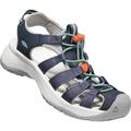 KEEN Damen Trekkingsandale ASTORIA WEST SANDAL W-NAVY/BEVELED GLASS, Größe 38 ½ in Blau