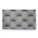 Blue/Gray 30 x 18 x 0.12 in Area Rug - e by design Floral Flatweave Gray/Blue/Yellow Area Rug Chenille, Polyester | 30 H x 18 W x 0.12 D in | Wayfair