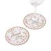 Oriental Trading Company Butterfly Floral Disposable Coasters, Party Supplies, 24 Pieces in Pink/White | Wayfair 13910817