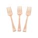 Oriental Trading Company Metallic Rose Gold Mini Forks, Party Supplies, 50 Pieces in Brown | Wayfair 13978575