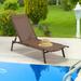 Arlmont & Co. Commings Outdoor Metal Chaise Lounge Metal in Black | Wayfair 9B1B3B3C01A947F4818E043E0BE6F51D