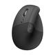 Logitech Wireless Ergonomical Mouse - Left Handed, Bluetooth, Grau, Linkshänder
