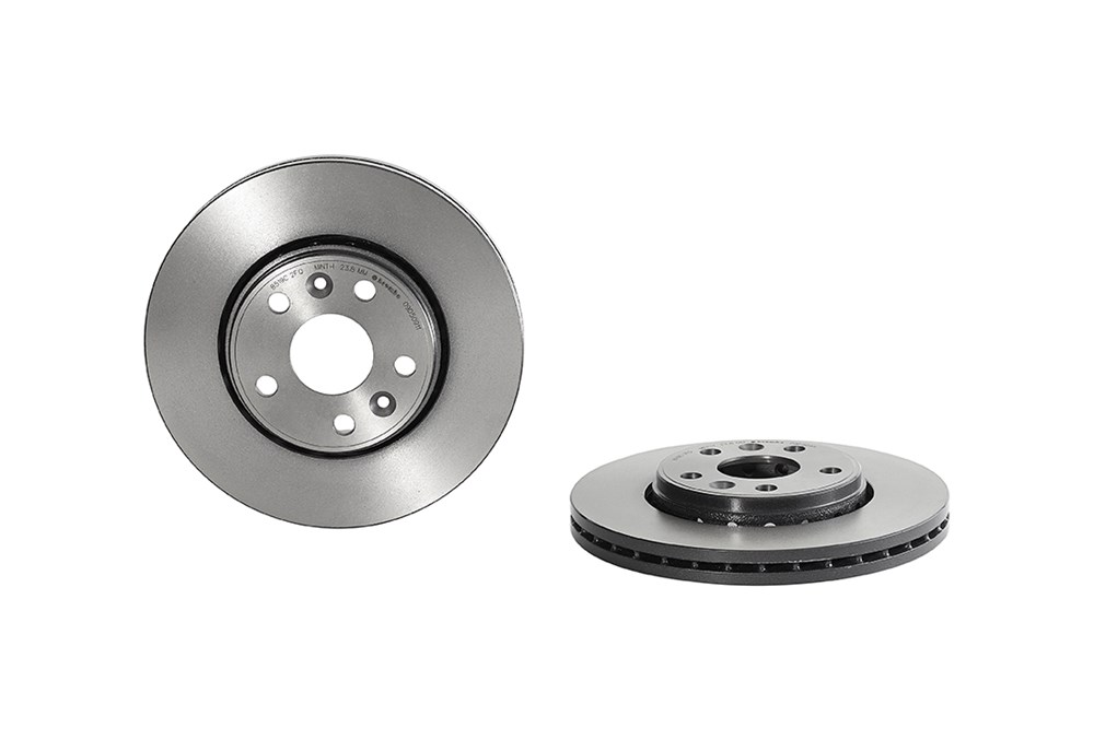 BREMBO Bremsscheibe COATED DISC LINE 09.D509.11 vorne rechts links belüftet 280mm für RENAULT MERCEDES-BENZ 4154210412 402068234R 7701209989 Image