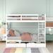 Twin-Over-Twin Wood Bunk Bed with 2 Storage Drawers