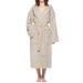 Women's Turkish Cotton Hooded Bathrobe