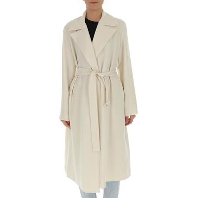 Classic Crepe Trench Coat, Theory Belted Crepe Trench Coat