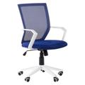 Chaise de bureau couleur bleu foncé réglable en hauteur