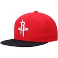 Men's Mitchell & Ness Red/Black Houston Rockets Team Two-Tone 2.0 Snapback Hat