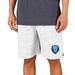 Men's Concepts Sport White/Charcoal Columbia University Throttle Knit Jam Shorts