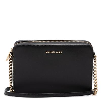 Michael Kors - Umhängetasche Michael Kors Jet Set schwarz - leder Umhängetaschen 1 ct Damen