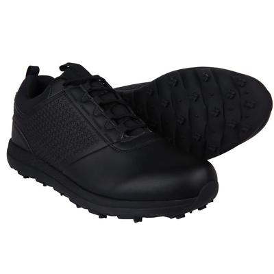 Ram Golf Accubar Mens Golf Shoes, Black, Size 10.5