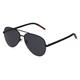 Tommy Hilfiger TJ 0008/S Unisex-Sonnenbrille Vollrand Pilot Metall-Gestell, schwarz