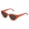 Fielmann LD 013 SUN CL Damen-Sonnenbrille Vollrand Eckig Acetat-Gestell, pink