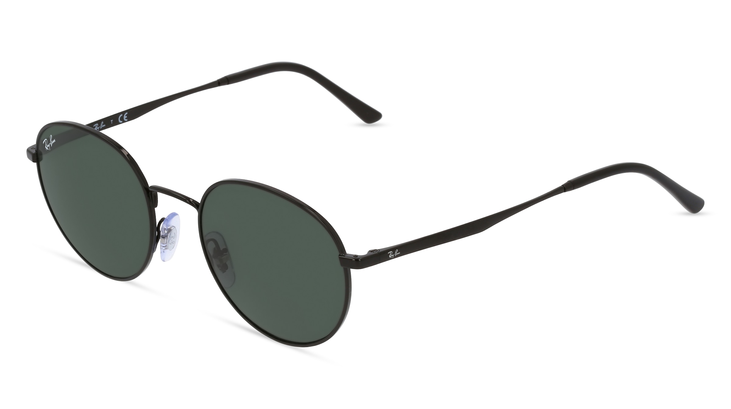 Ray-Ban RB 3681 Unisex-Sonnenbrille Vollrand Panto Metall-Gestell, schwarz