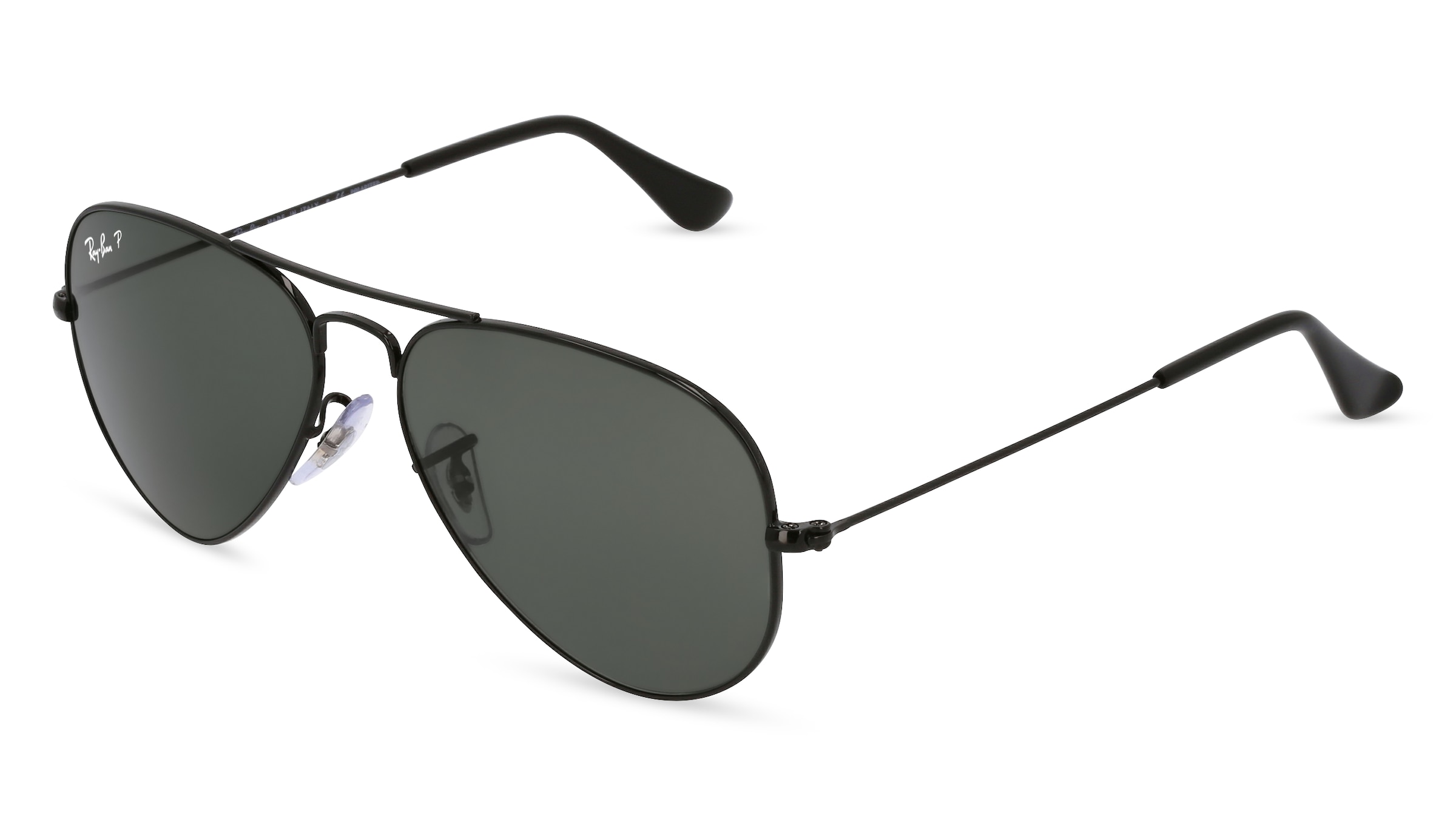 Ray-Ban RB 3025 AVIATOR LARGE METAL Unisex-Sonnenbrille Vollrand Pilot Metall-Gestell, schwarz