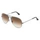 Ray-Ban RB 3025 AVIATOR LARGE METAL Unisex-Sonnenbrille Vollrand Pilot Metall-Gestell, grau