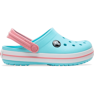 Crocs Ice Blue/White Kids' Crocband™ Clog Shoes Crocs Ice...