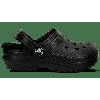 Crocs Black / Black Toddler Classic Lined Clog Shoes