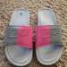 Nike Shoes | Nike Benassi Jdi Custom | Color: Gray/Pink | Size: 8