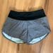 Lululemon Athletica Shorts | Grey Lululemon Running Shorts, Only Worn A Few Times. Perfect Condition | Color: Gray | Size: 2 Tall