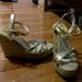 Michael Kors Shoes | Michael Kors Gold Wedges | Color: Gold | Size: 7